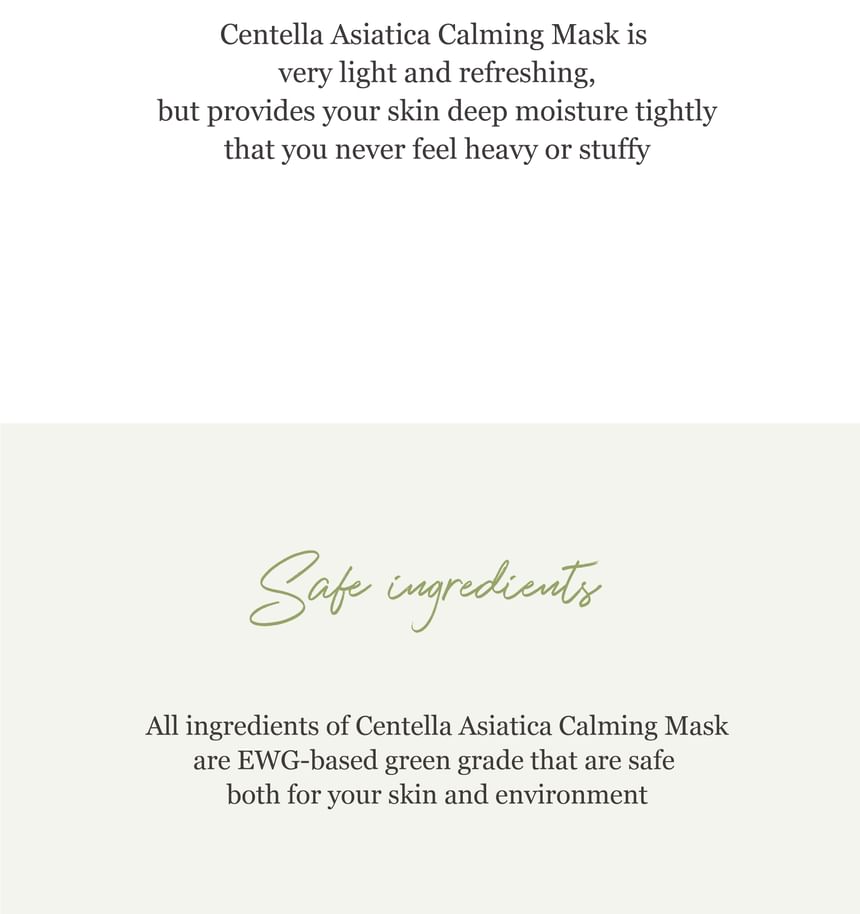 Beauty of Joseon - Centella Asiatica Kalmerende Maskerset