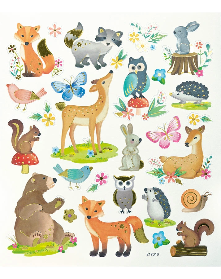 Charming-Sticker ALLYEAR VI mit 2 Bögen in bunt