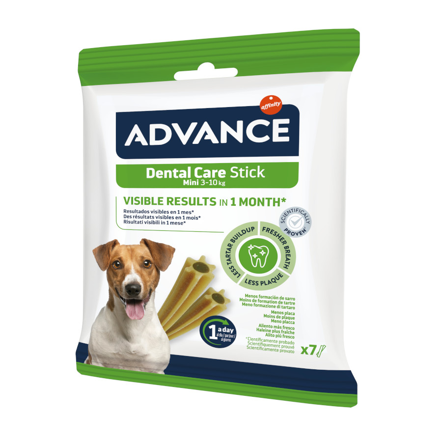 Mini snacks para cuidados dentários avançados para cães