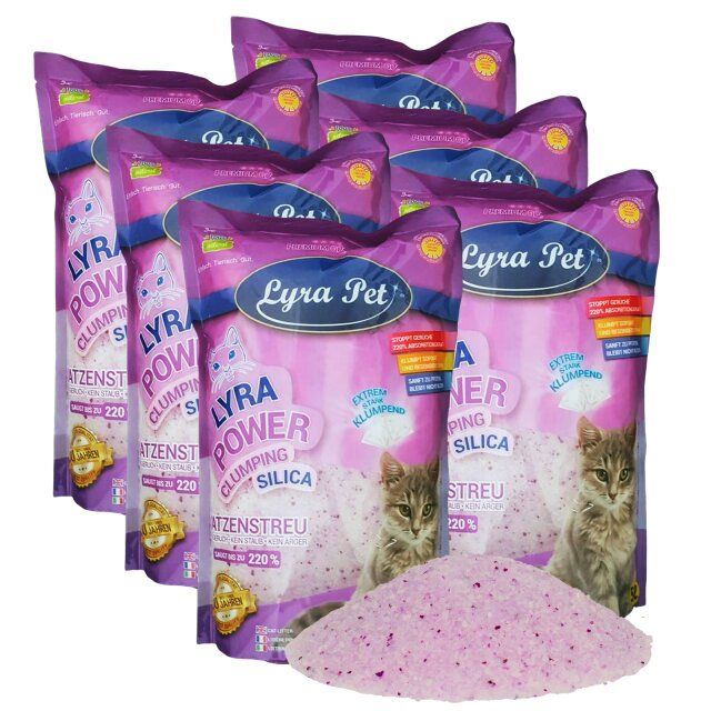 Lyra Power® Silica Silikat klumpend Katzenstreu
