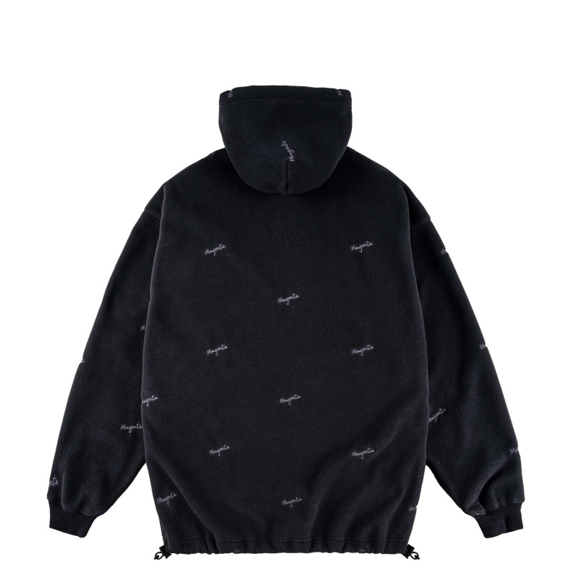 SWEAT À CAPUCHE EN POLAIRE LOOP - NOIR