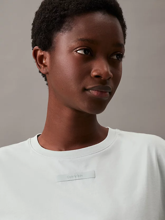Camiseta slim de algodão