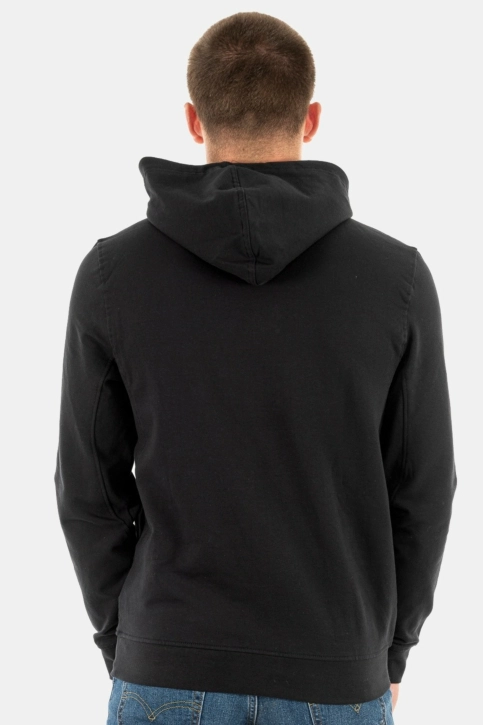 sweat guess jeans beau hoodie jblk jet black a996