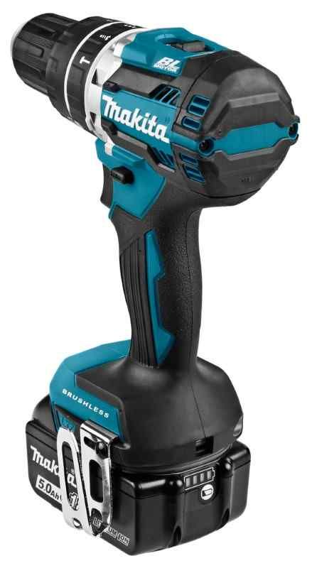 Makita DHP484RTJ 18V Li-ion accu klopboor-/schroefmachine set (2x5.0 Ah) accu in Mbox - koolborstelloos