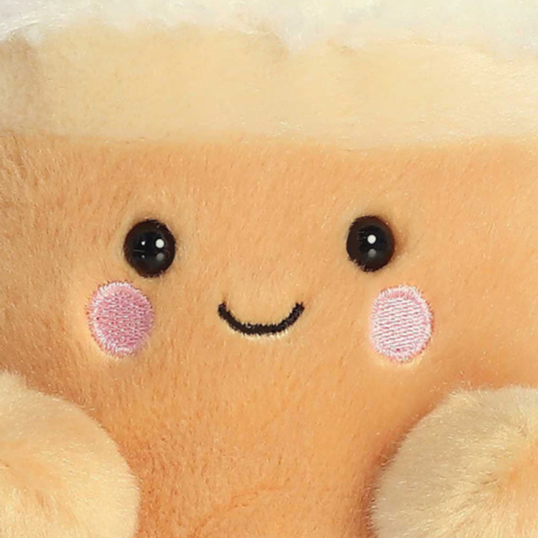 palm pals knuffelkoffie pumpkin spice latte speckle - 13 cm