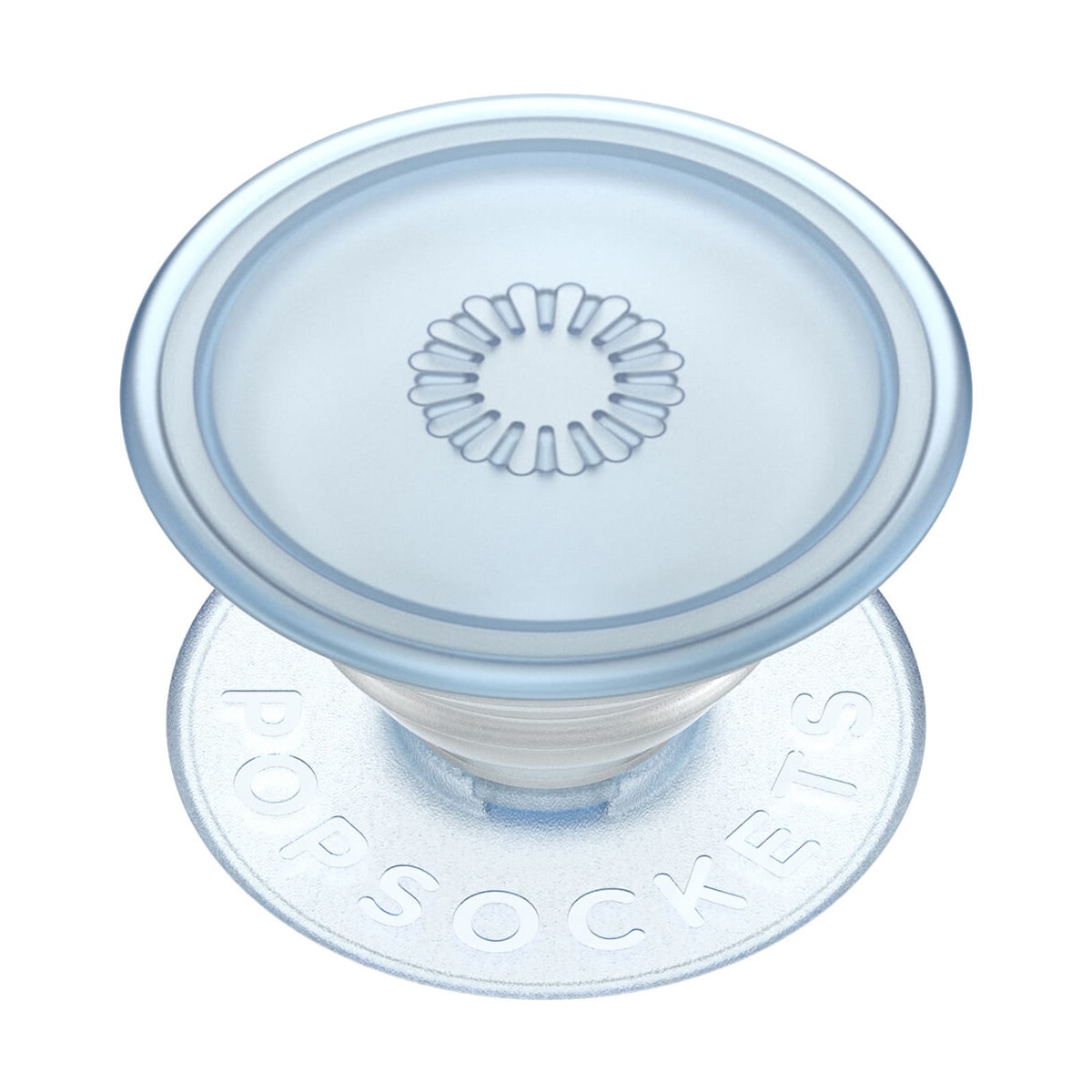 Popsockets PopGrip for mobiltelefon (Ice Blue)