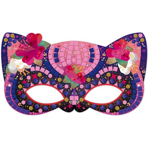 Janod knutselset mozaïek maskers - 6st