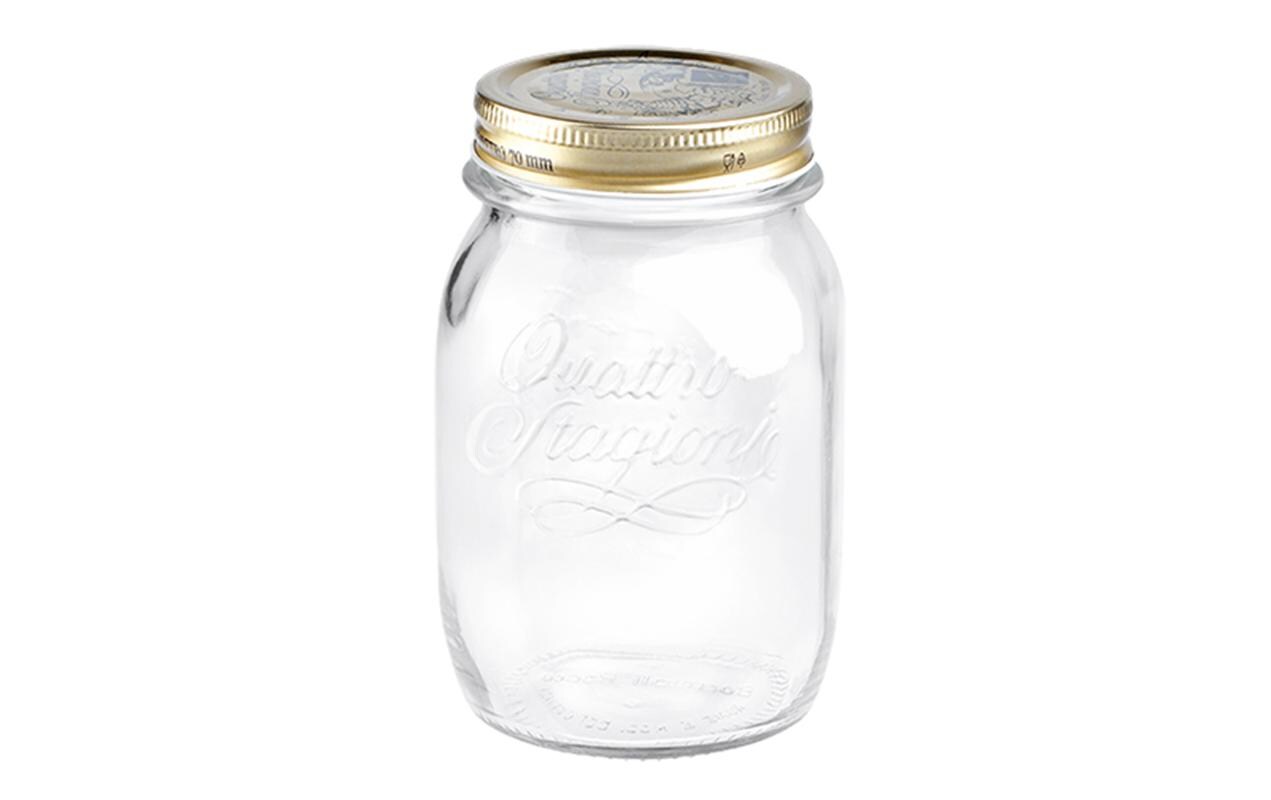 Einmachglas Quattro Stagioni 500 ml, 4 StückEinmachgläser mit Schraubdeckel