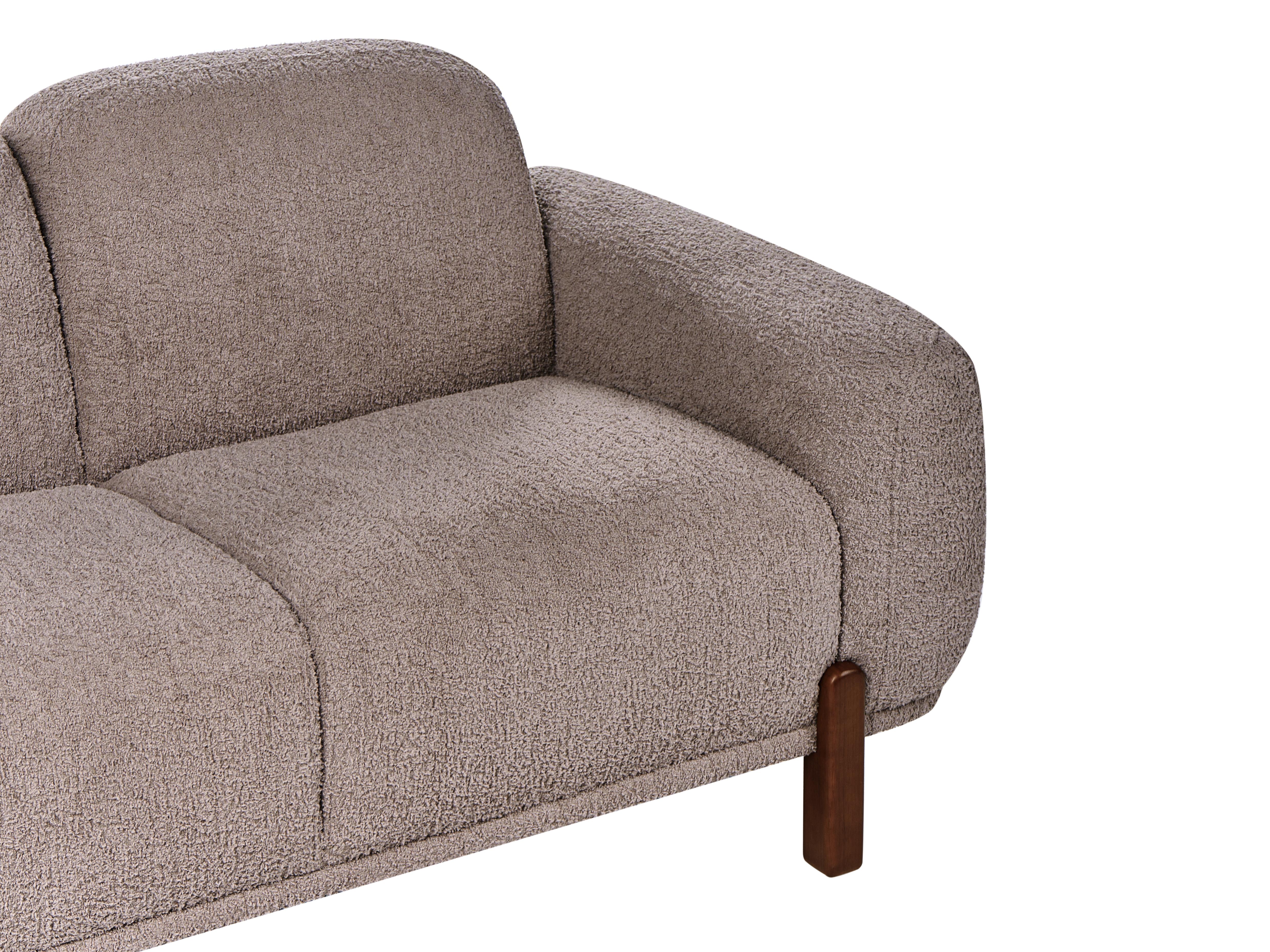 Bank 2-zits ODNES Bouclé Taupe