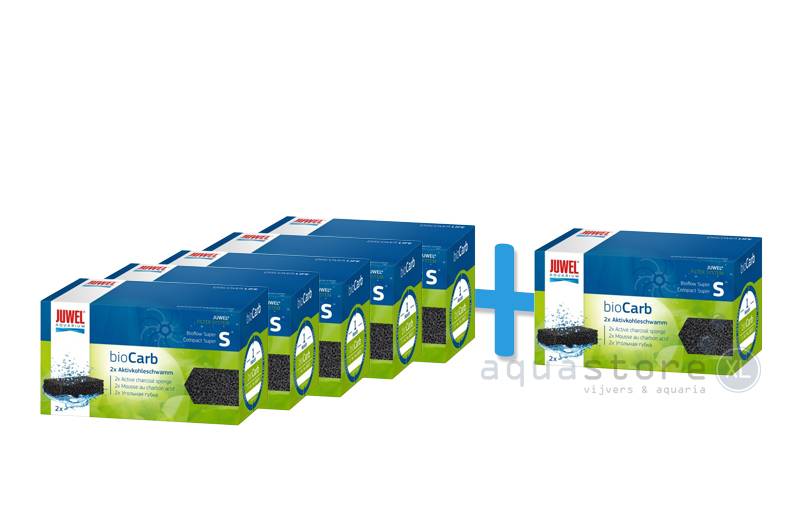 Juwel Carbon Sponge, BioCarb S (5 1 gratis)