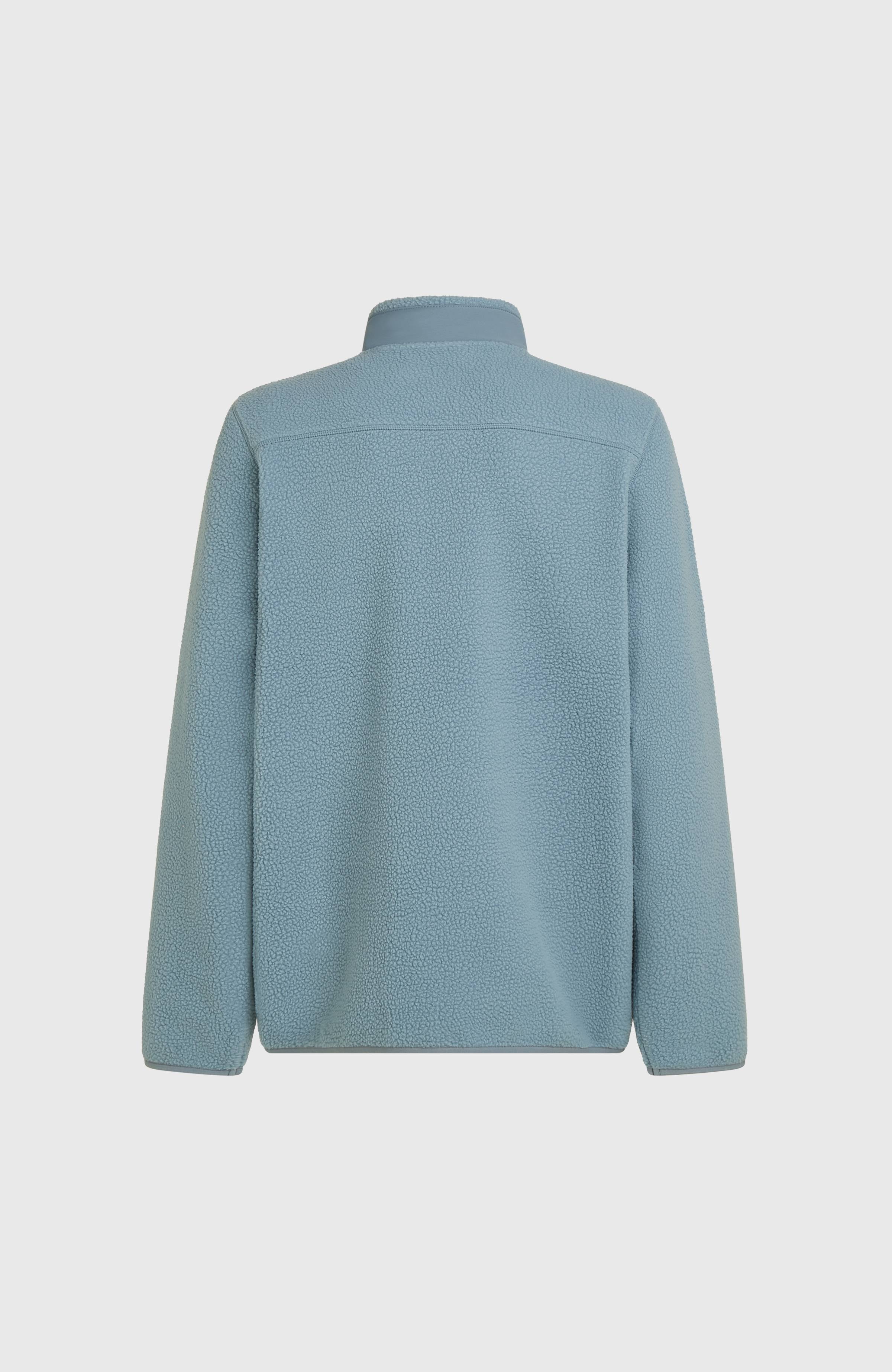 Must-Have High-Pile fleecevest met volledige rits
