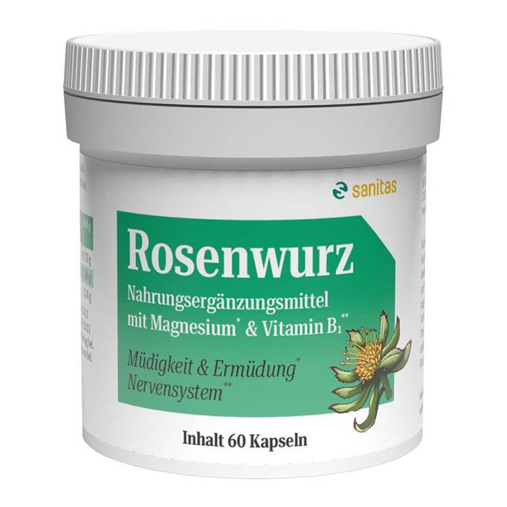 Rosenwurz Kapseln, 60 St