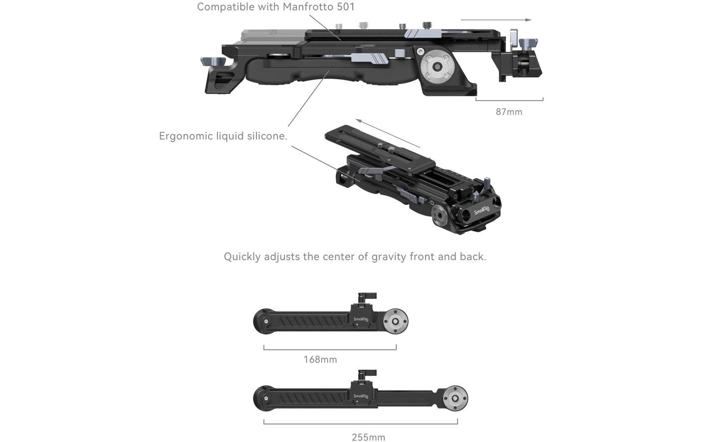 Schulter Rig Kit Pro<br>Komfortable Lösung für Schulteraufnahmen