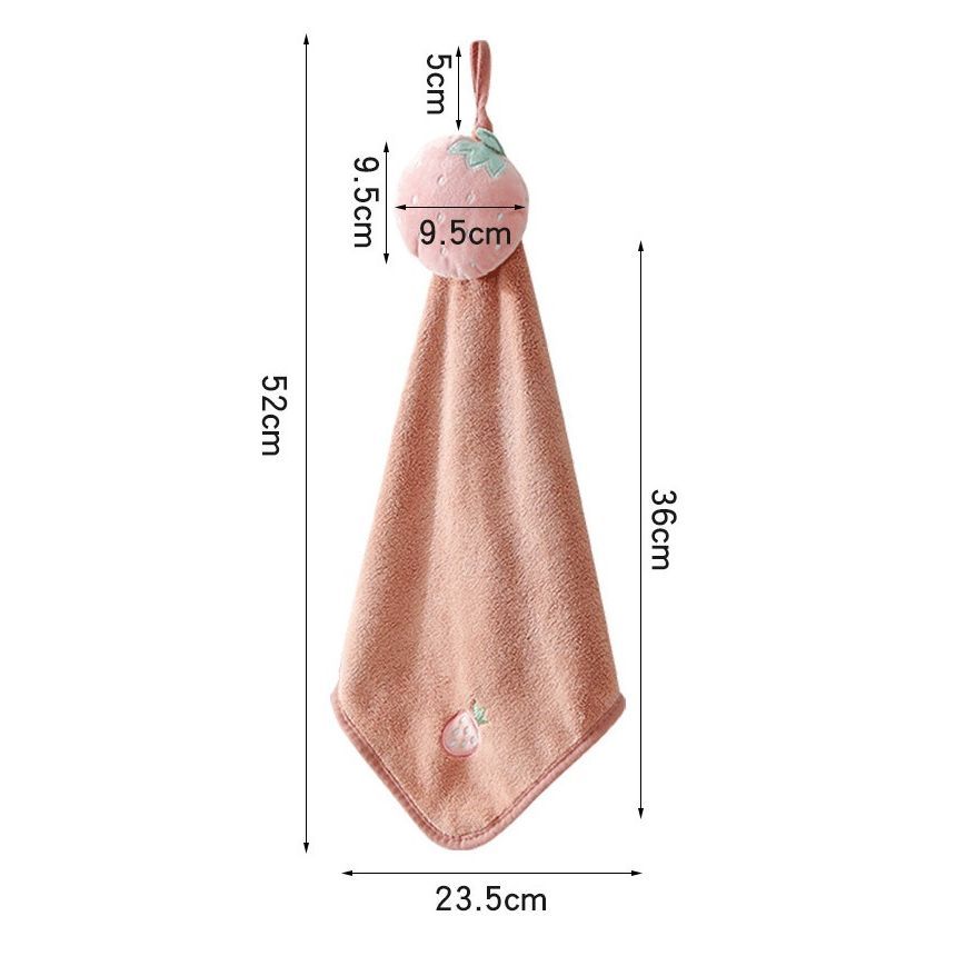 Porcini - Handdoek van geborduurd koraalfleece (verschillende ontwerpen)