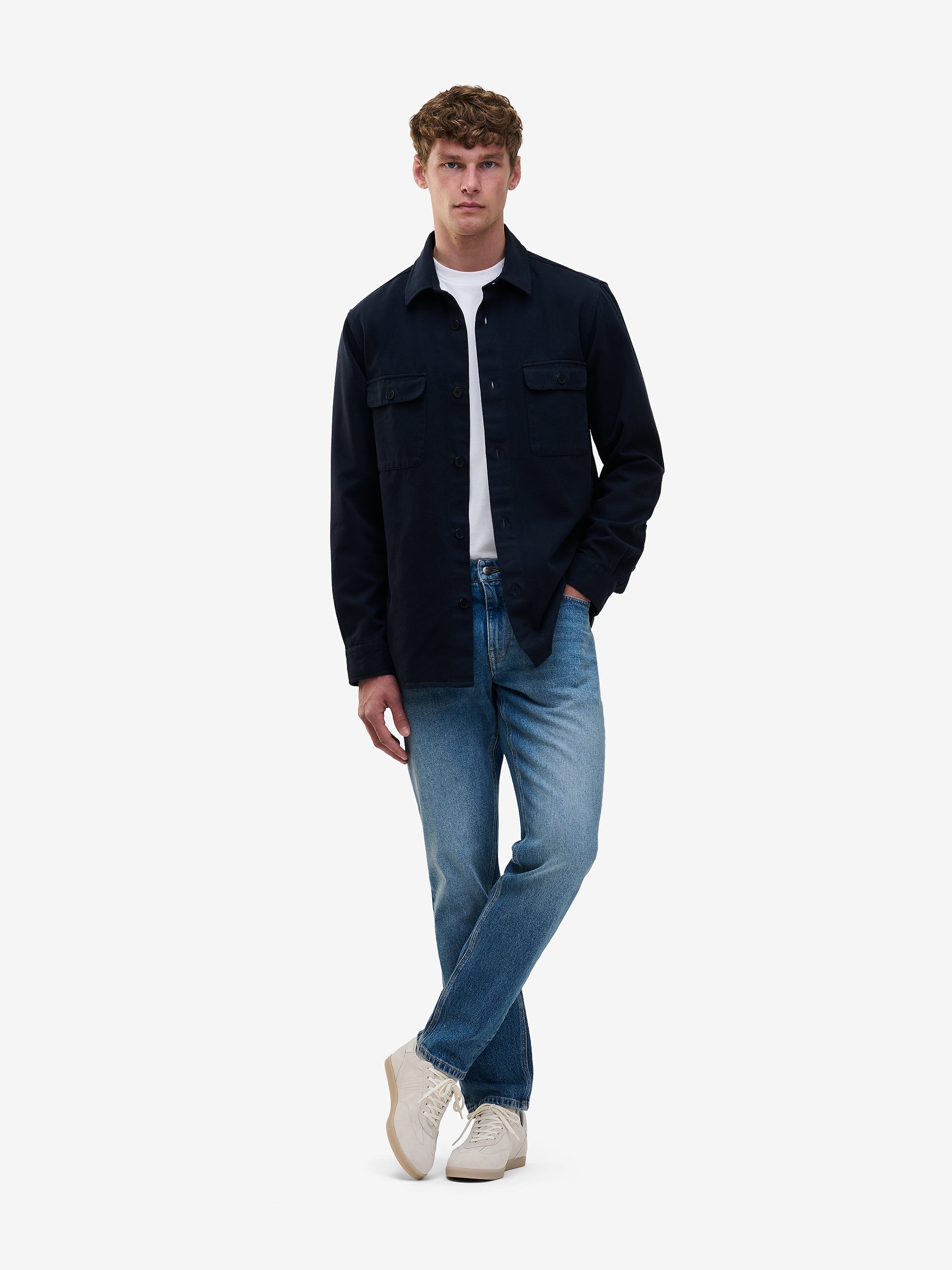 Yamane Heavyweight Denim Cotton-Stretch PA90108-LMB