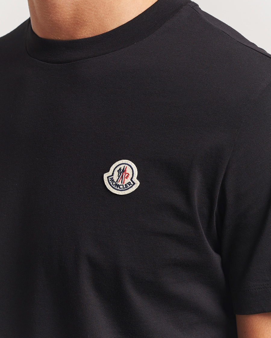 Moncler 3-Pack Logo T-Shirt Black