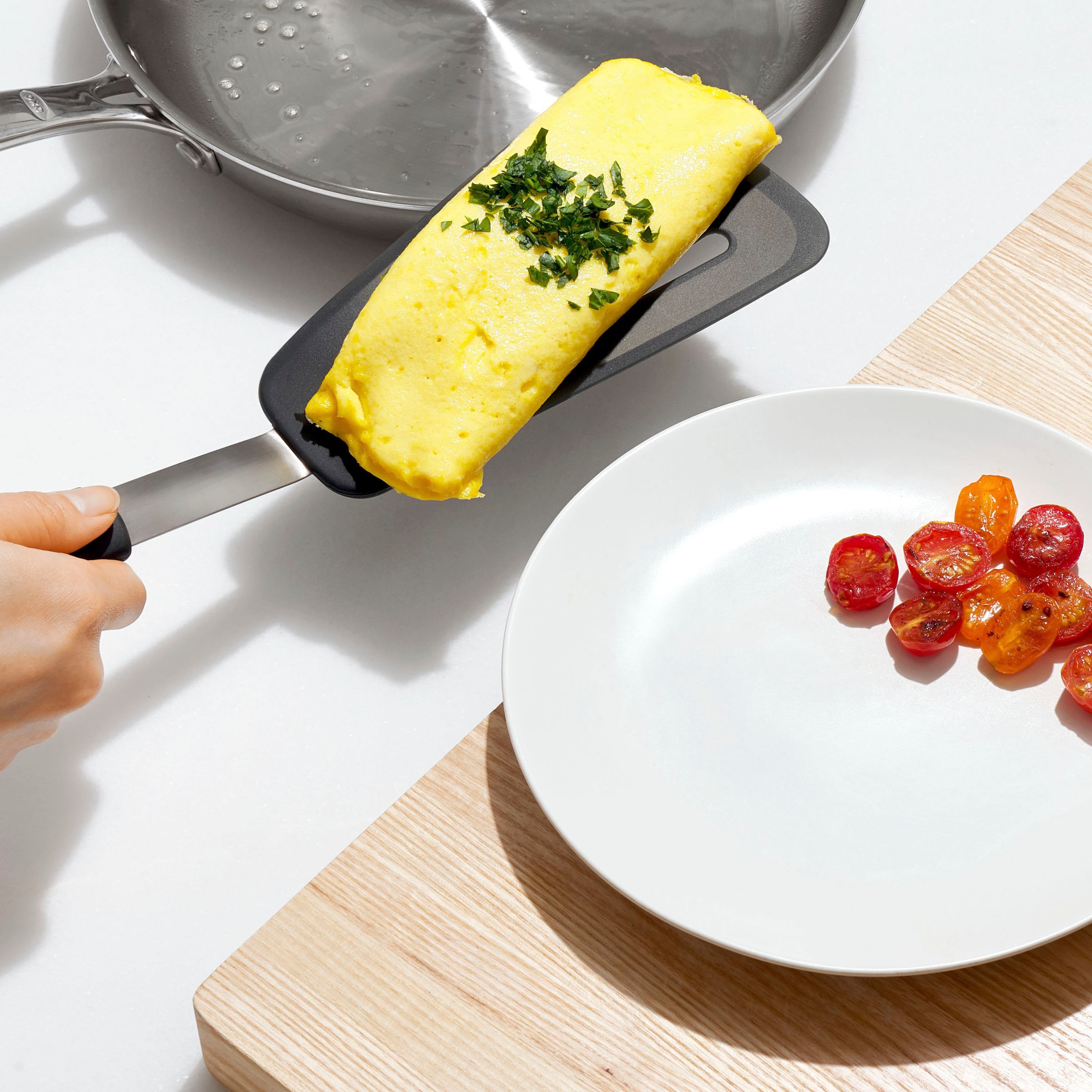 OXO Good Grips Küchenwender flexibel, Silikon, für Omletts