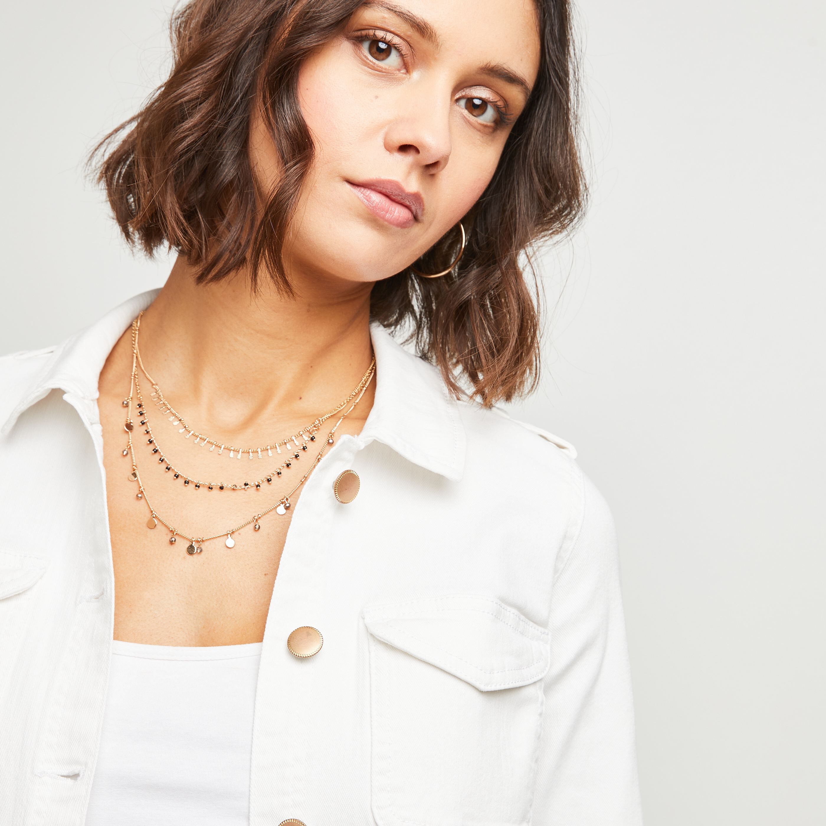 Veste saharienne femme - BLANC CASSE