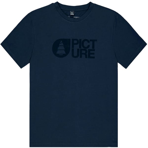 T-shirt PICTURE BASEMENT FLOCK TEE DARK BLUE