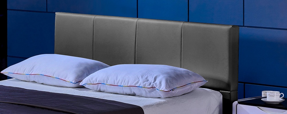 HOME DELUXE LED Bett ASTEROID 140 x 200 - versch. Ausführungen - Dunkelgrau