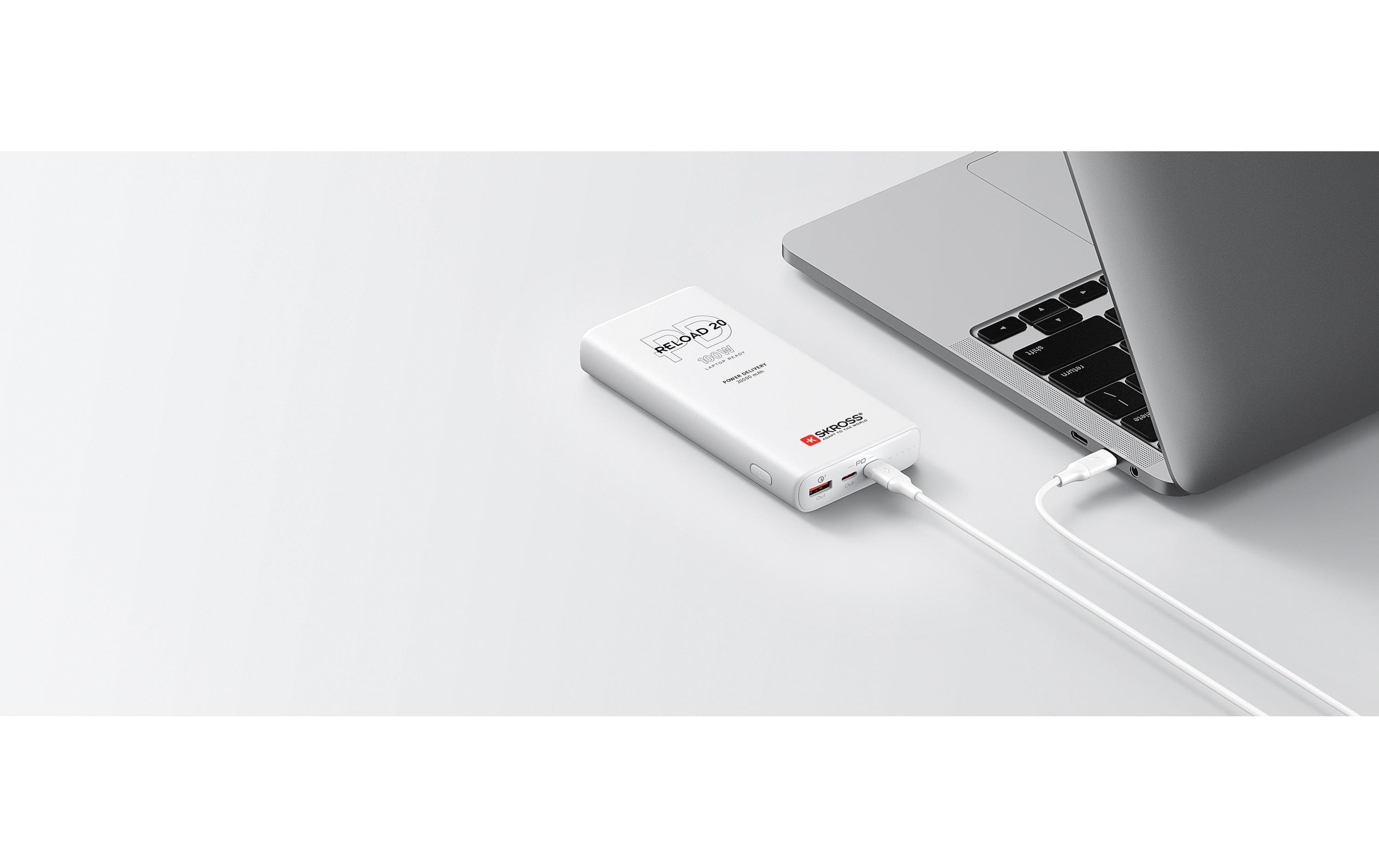 Powerbank Reload 20, 100 W PD, 20000 mAhKompakte, leistungsstarke und elegante Powerbank