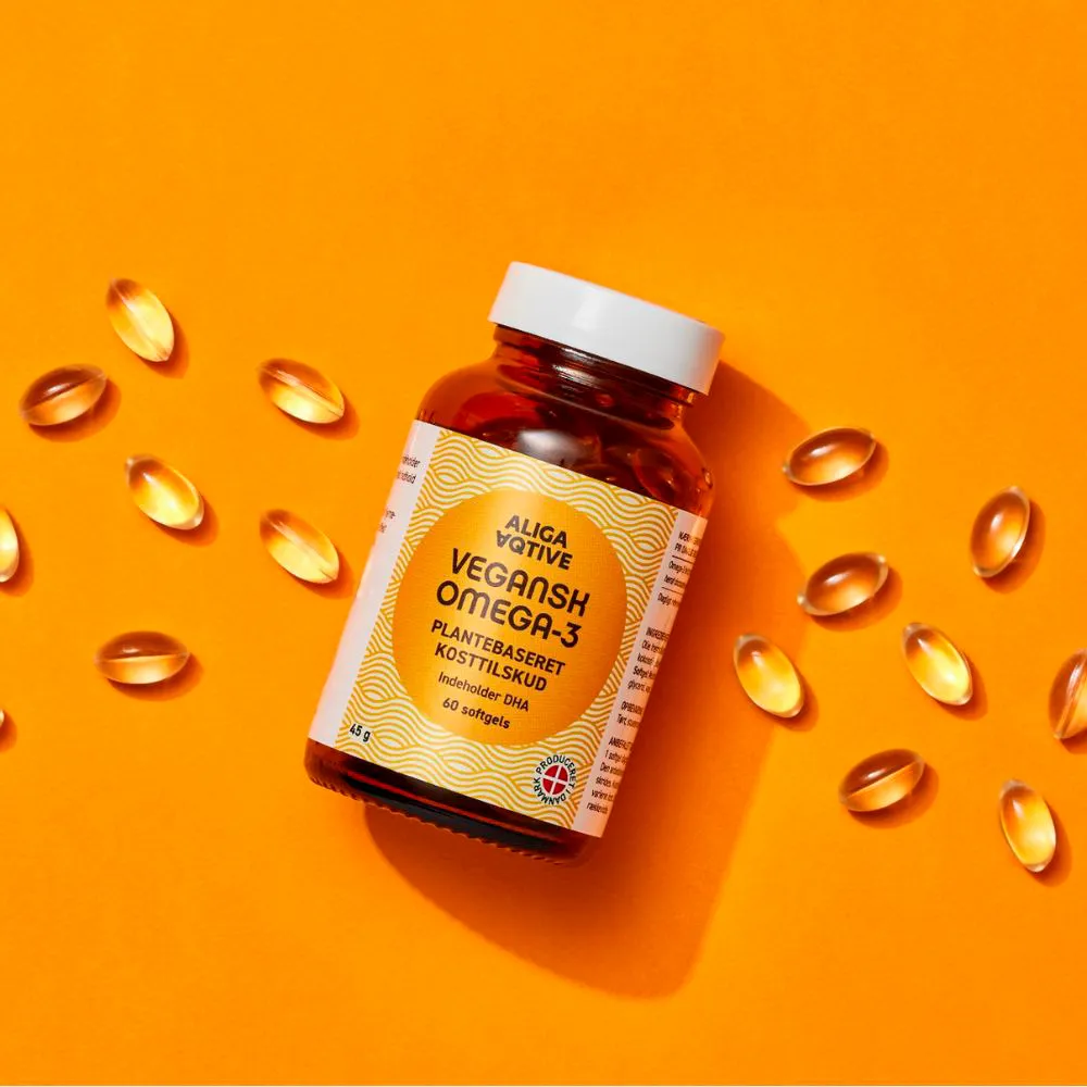 Aliga Aqtive Vegansk Omega-3 - 60 softgels