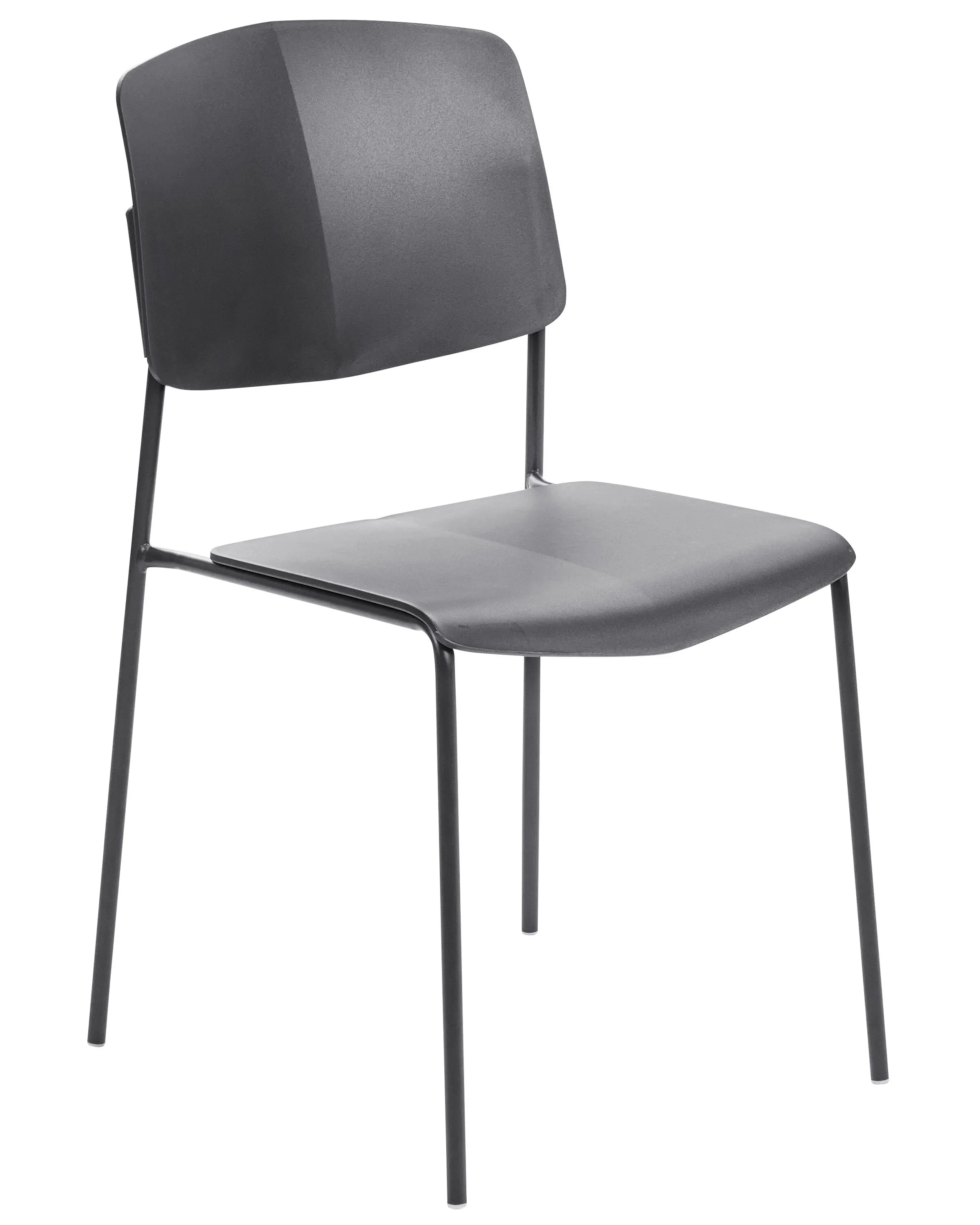 Set van 4 eetkamerstoelen ASTORIA Zwart