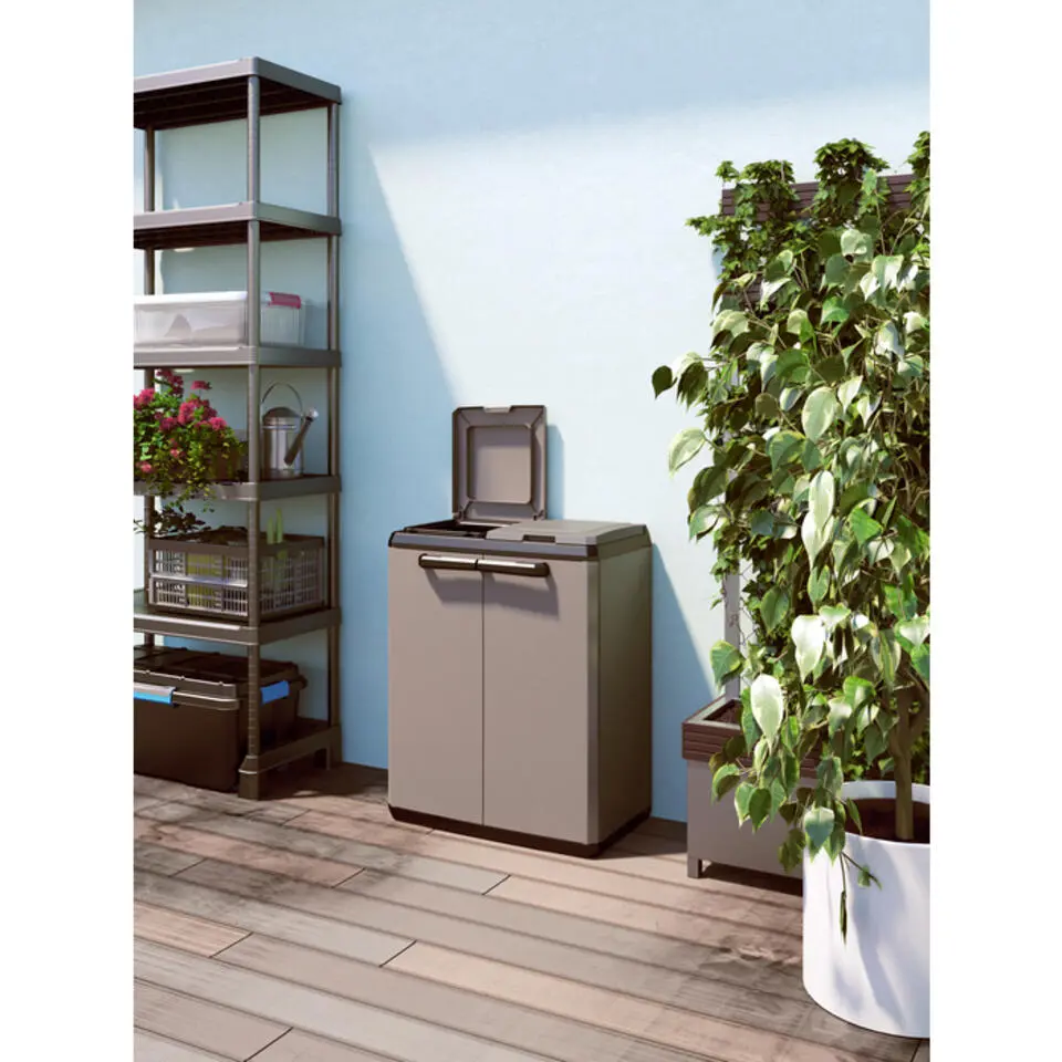 Split basic - 68x39x85 cm - donker grijs/zwart