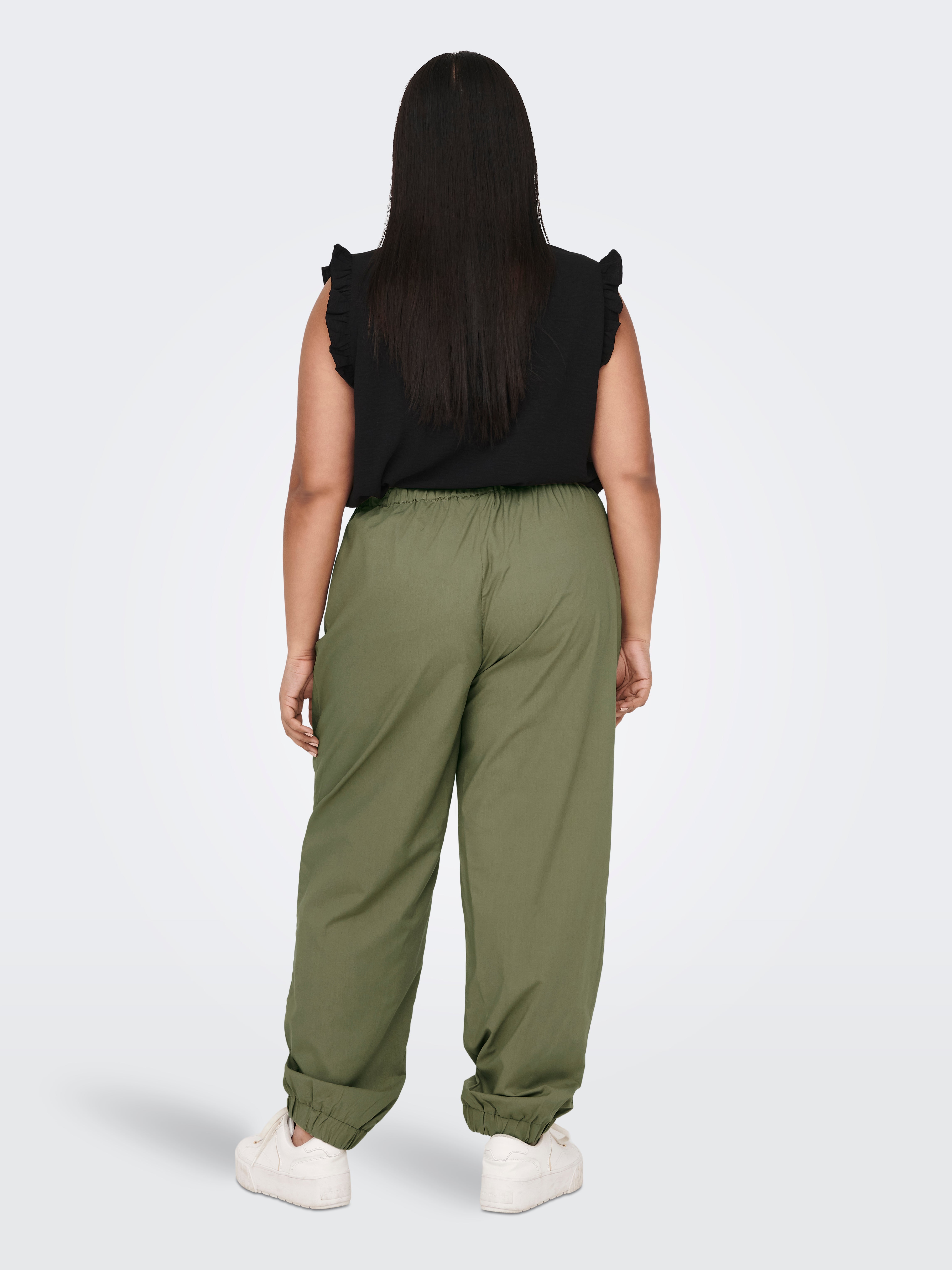 CARTIM Mittlere Taille Locker geschnitten Sweatpants Aloe