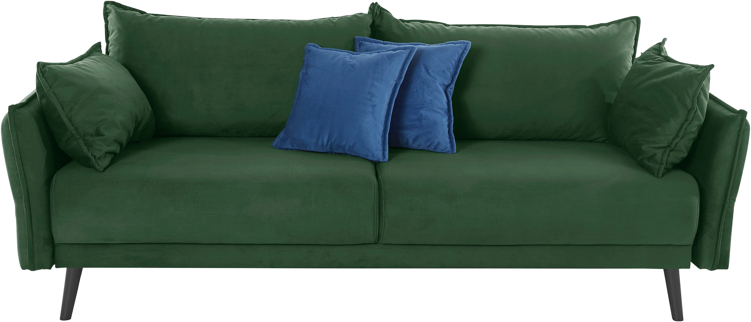 INOSIGN Schlafsofa »Asra« incl. Bettfunktion und Bettkasten, Seitentasche im Armteil, Federkern