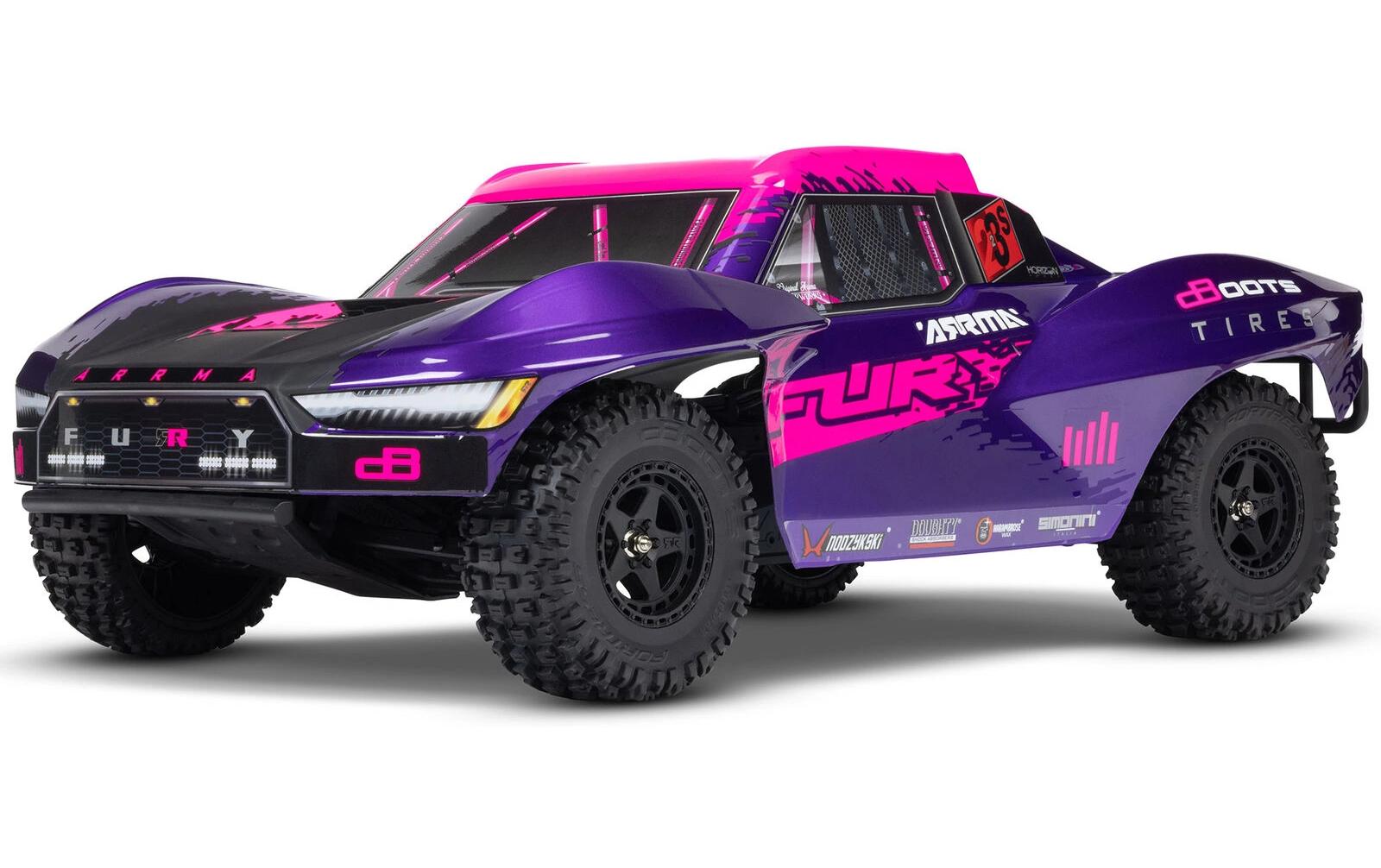 Short Course Truck Fury 223S DSC 2WD Pink ARTR, 1:10<br>Off-Road 2WD Modell mit Brushless Motor