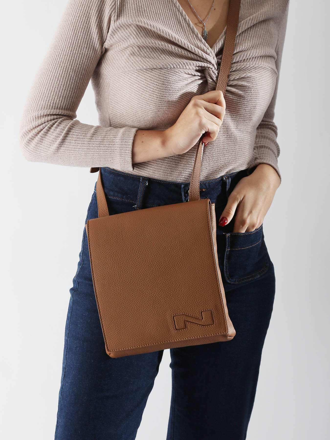 Sac bandoulire Dinant cuir NATHAN BAUME
