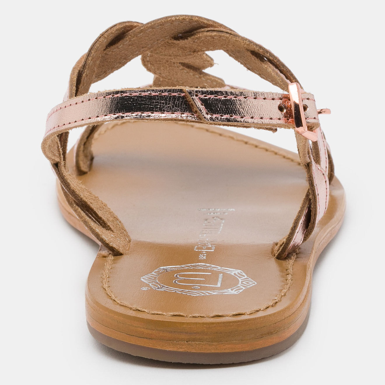 Les Bagatelles Sandales Burke rosé