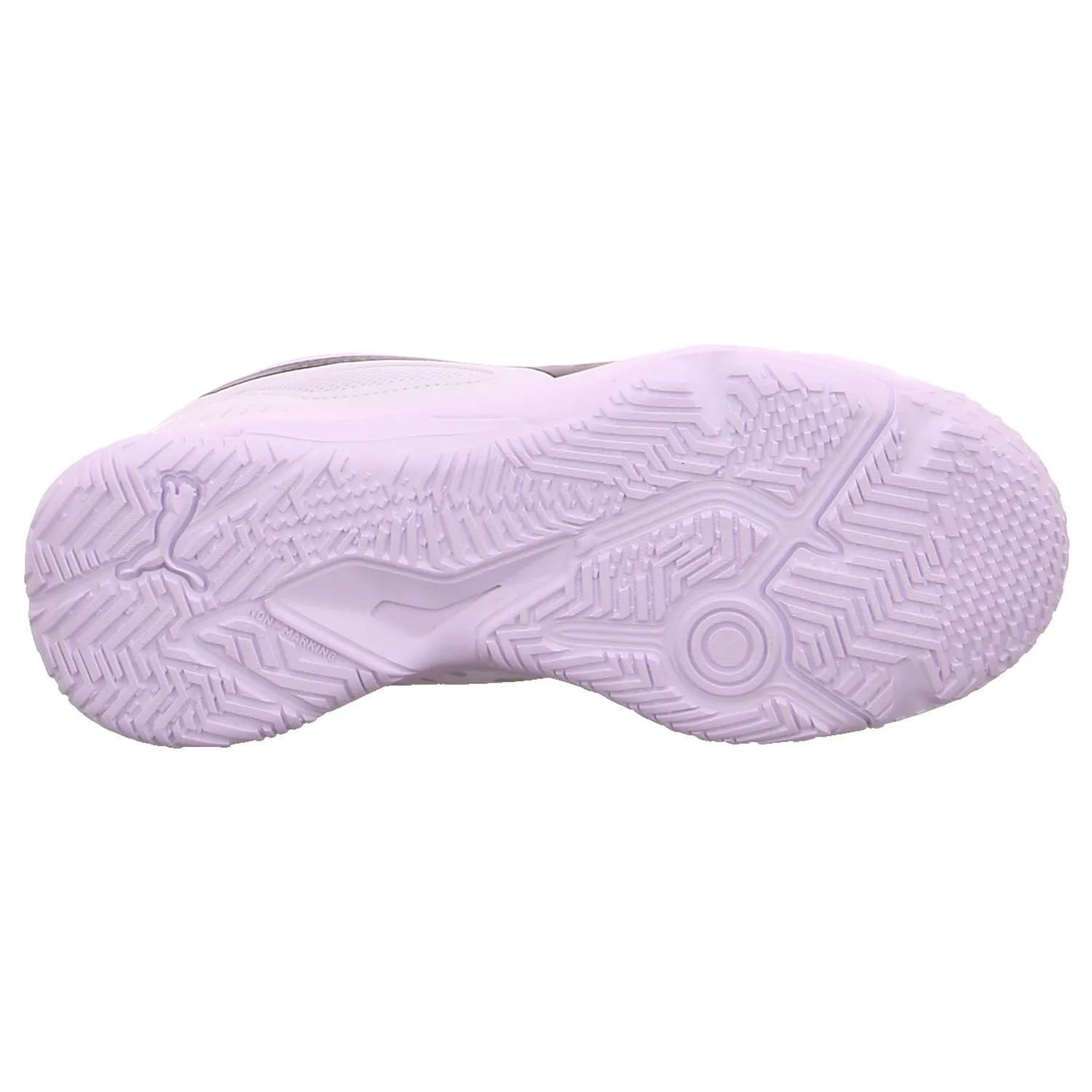 PUMA Kinder Indoor Weiss Synthetik