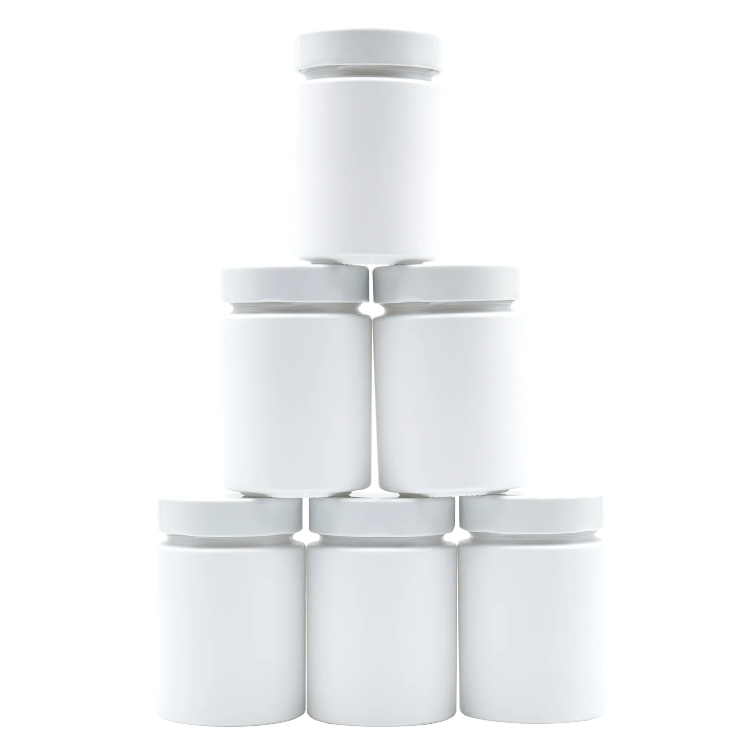 Gewürzglas, 6er-Set, weiß, 192ml, 95 x 62 mm