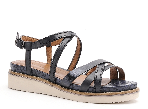 Tamaris nu pieds plats femme 28207 28 bleu