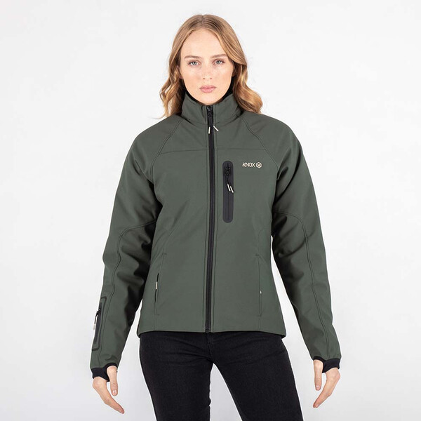 knox - Veste zippée femme Dual Pro Olive