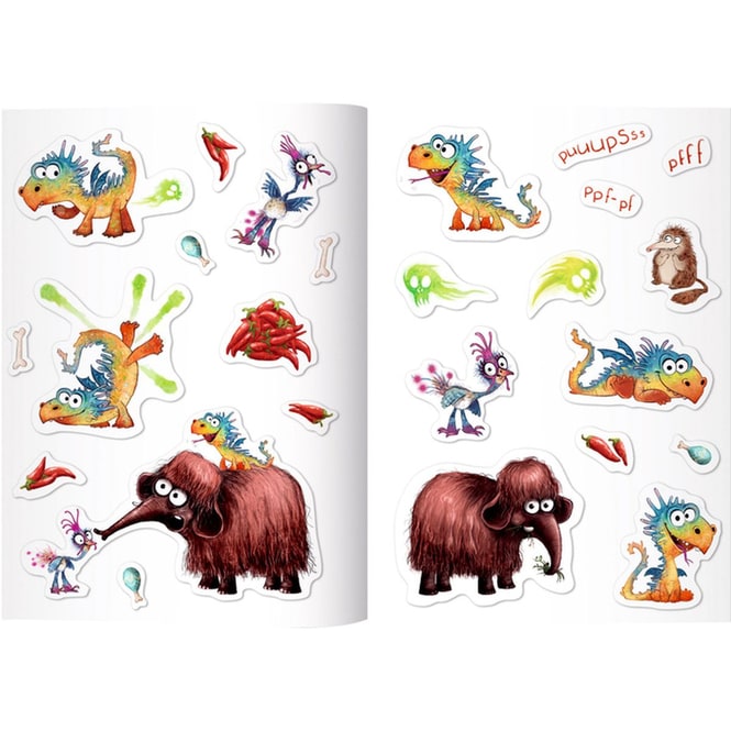 Furzipups - Der Knatterdrache - Stickerheft
