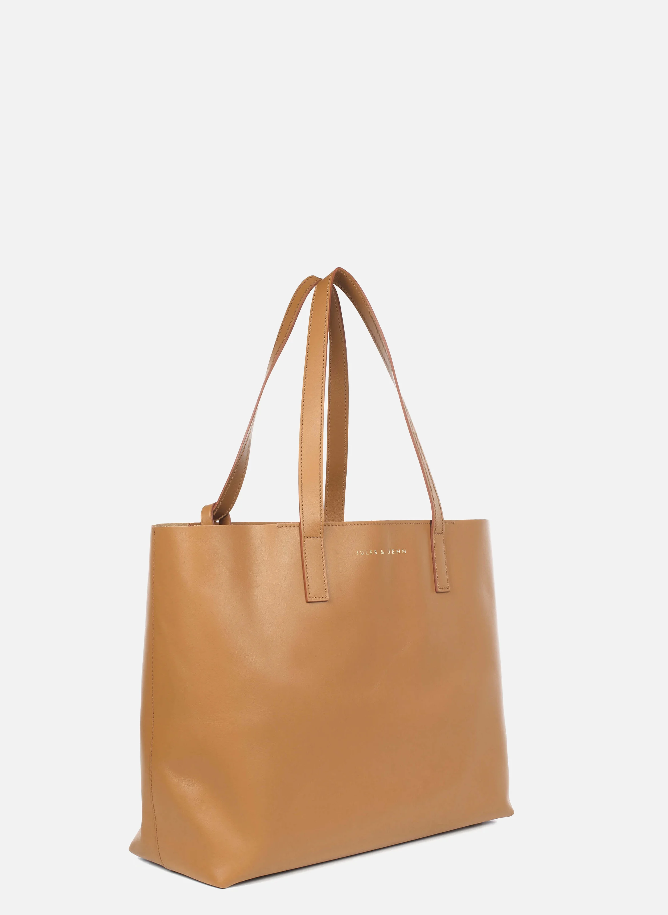 Sac cabas cuir lisse | Marron