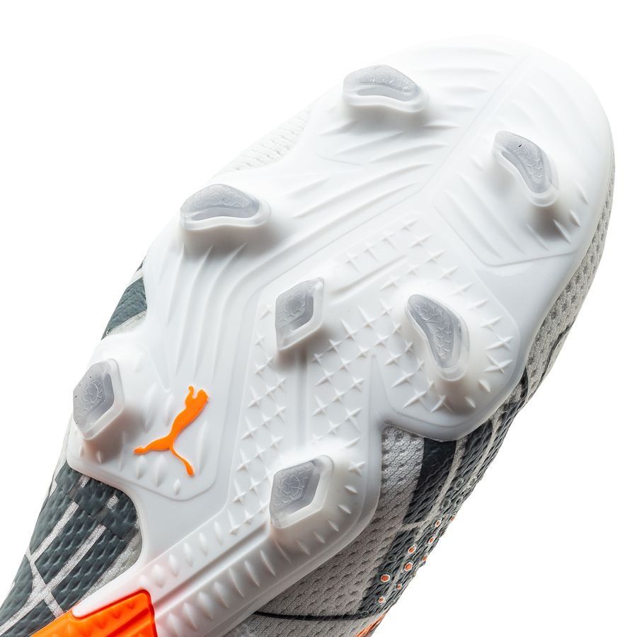 PUMA X Unisport Future Ultimate FG/AG Astronaut - Blanc/Orange/Gris ÉDITION LIMITÉE