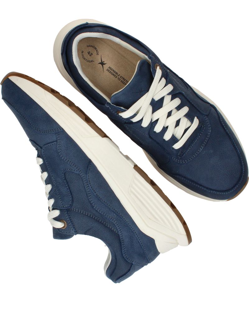 Xsensible Golden Gate Stretchwalker Sneakers Blauw Heren