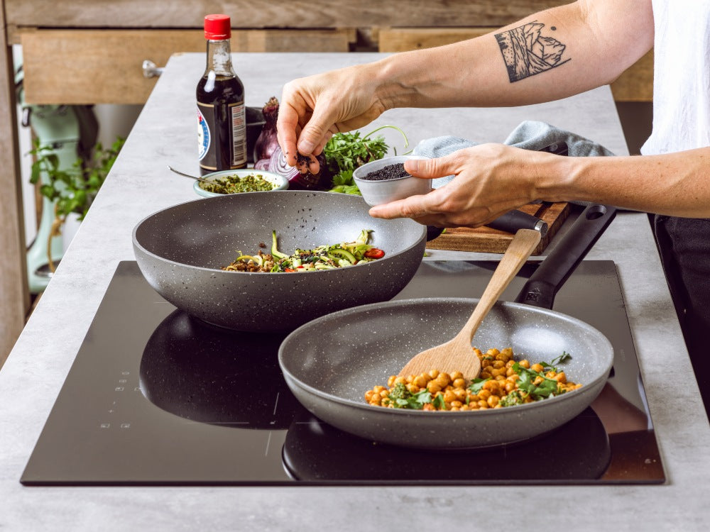 Granite wok 28 cm