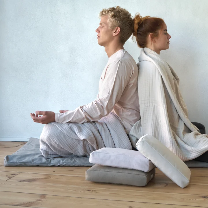 The Organic Company - Meditation Matte, 200 x 70 x 3 cm, clay