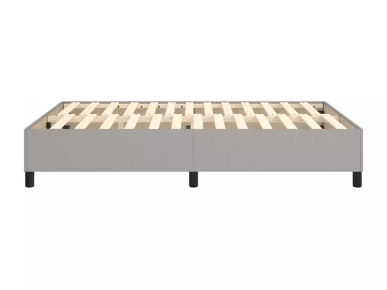 Sommier à lattes de lit Gris clair 140x200 cm Tissu