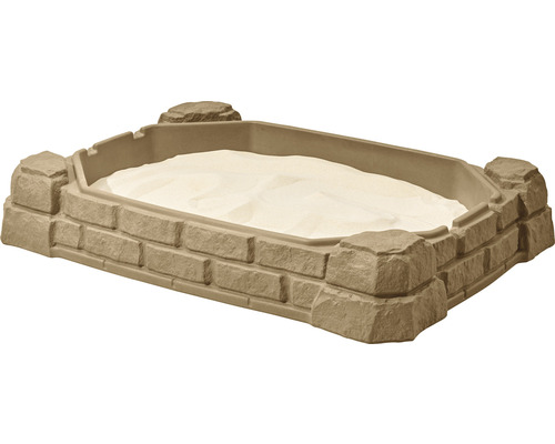 Step2 Play & Store zandbak, kunststof, 107 x 71 x 28 cm, bruin