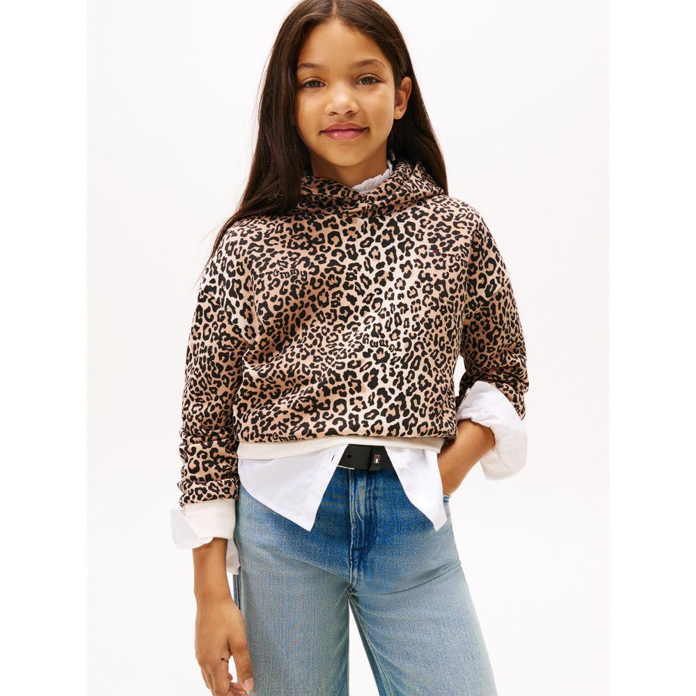Køb Tommy Hilfiger Leopard Print Leopard Hættetrøje
