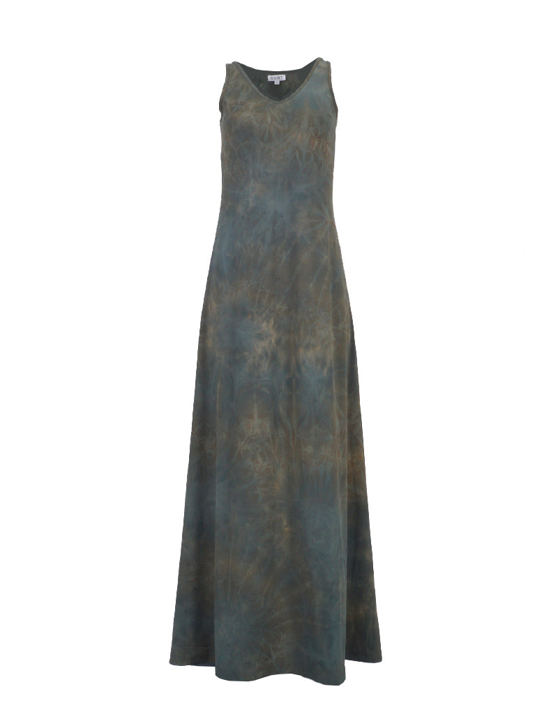 HBT BASICS INSOLITES - GARANCE ROBE KAKI TIE&DYE