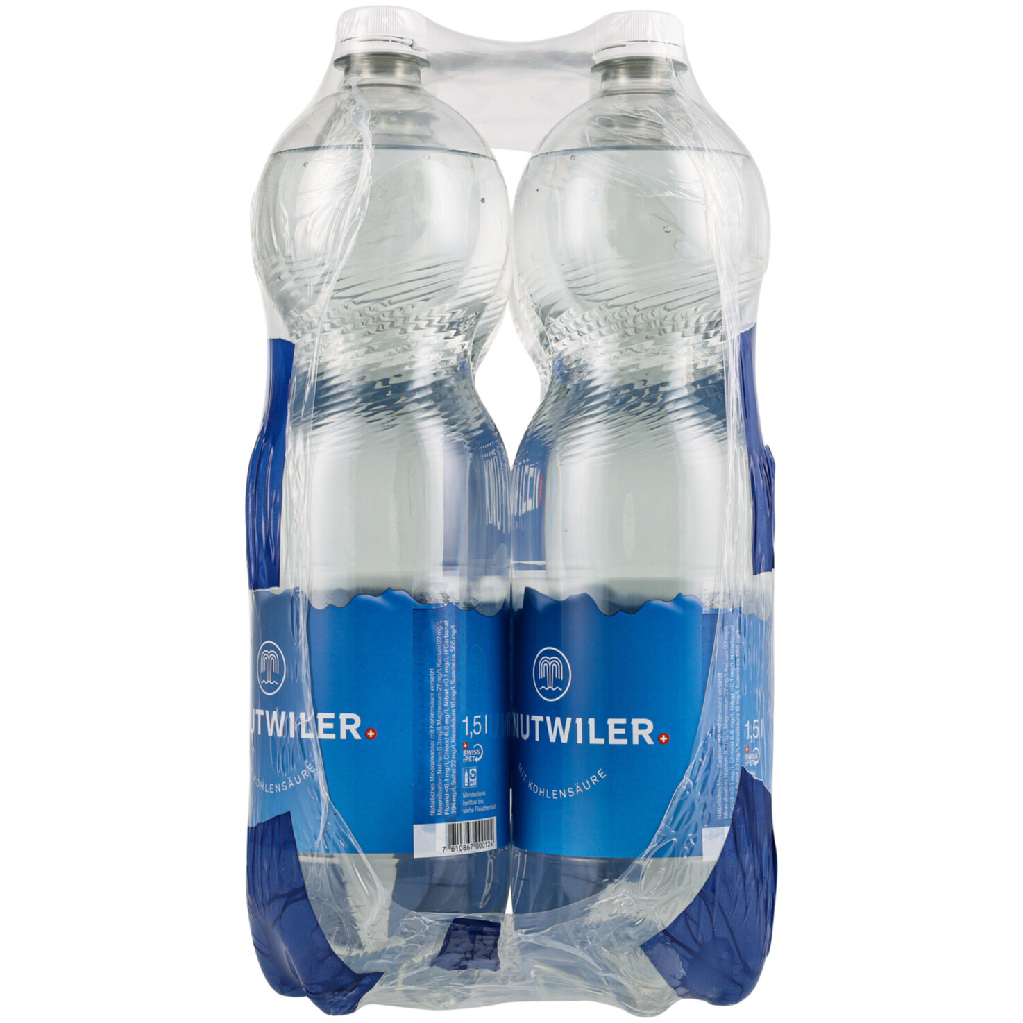 Knutwiler Blau Mineralwasser mit Kohlensäure 6x1,5l