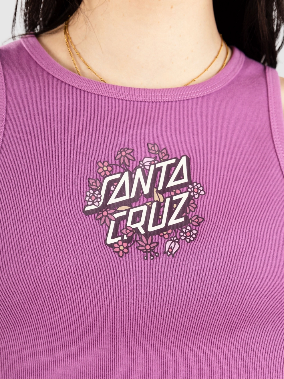 Santa Cruz Sage Floral Dot Tank Top hyper violet