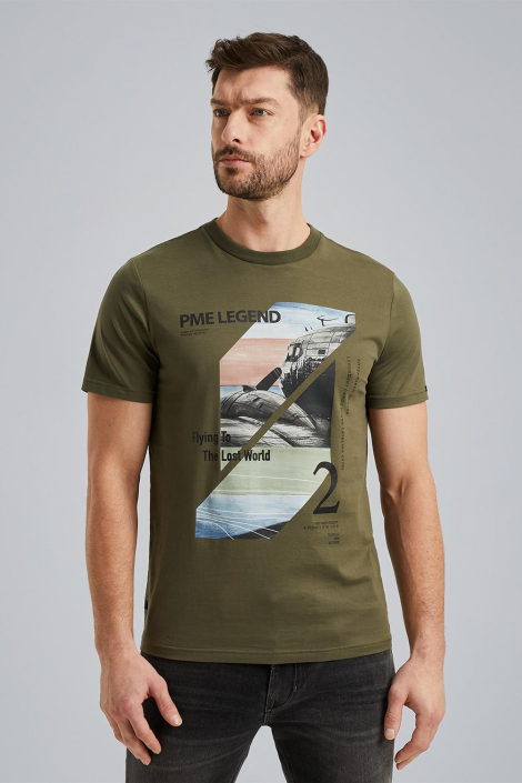 PME legend groene heren t-shirt